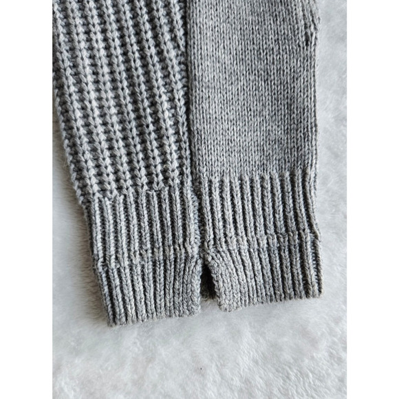 MARIA McMANUS thick cashmere-blend "fisherman rib hoodie" goop sweater $1,050 s - Picture 10 of 16